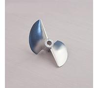 DEMULAX 1PC Aperture Propellers Two-blade Props, For RC Brushless Jet Boats CNC Aluminum Alloy Propeller D36/D38/D40/D42/D43/D44 4.76mm RC Boat Propeller(D54x4.76mm CCW)