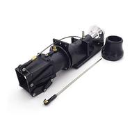 DEMULAX 1PC Water Thruster Jet Pump 26mm 3 Blades Propeller Forward Backward Ejector 40cm-60cm RC Jet Drive Boat Jet Boat Watercraft Propeller(3.18mm motor shaft)
