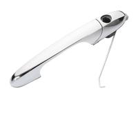 DEMULAX 1pcs Durable Chrome Driver Left Front Door Outer Handle, for, 500 735485875, 735451697, 68069943ab Exterior Door Handle Exterior Car Door Pull Handle(Front)