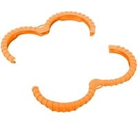 DEMULAX 2 Anti-Collision Ring, for DJI, 2 Drone Propeller Guard Cover Protector Cover Ring Accessories (orange) Drone Propeller Guard(Orange)