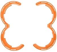 DEMULAX 2 Propeller Guard Protector, Anti-Collision Prop Bumper Ring TPU Protective Cover Sleeve Compatible, for DJI, 2 Drone Accessories (Black) Drone Propeller Guard(Orange)