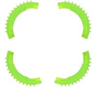 DEMULAX 2 Propeller Guards Anti-Collision Ring Protective Covers,Compatible, for DJI, 2 Drone Prop Bumper Ring Protector Accessories, 4PCS TPU (Orange) Drone Propeller Guard(Green)