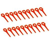 DEMULAX 20/100Pcs, for Abs Blades, for Fuxtec Fx E1RT20 Cordless Grass Trimmer Durable, for Blade Lawn Mower Accessories Trimmer Blade Refill Kit (20PCS)