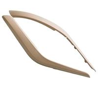 DEMULAX 2pc Left Right Car Interior Door Handles, for BMW, X1 E84 2010-2016 Inner Doors Panel Handle Bar Pull Trim Cover Front Rear 51412991778 Car Door Handle Interior(Beige-2PCS)