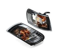 DEMULAX 2PCS Black Car Front Corner Lamp Lights Lens Signal Lamp, for Toyota, for Corolla, AE100 E100 AE101 1993-1997 No Wire Harness Side Indicator Car Turn Signal Light