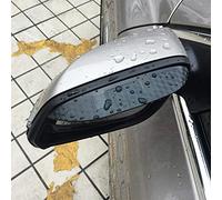 DEMULAX 2Pcs Car Rearview Mirror Rain Eyebrow Shield Cover Flexible Trim Protect PVC, for Accord, for Civic, for CRV, for JAZZ, for Odyssey CITY HR-V Car Mirror Rain Eyebrow(2007 to 2011 CRV)