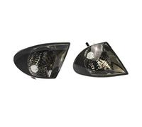 DEMULAX 2PCS Car Turn Signal Lamp Smoke Auto Corner Light For 3 Series E46 1998 1999 2000 2001 Turn Signal Light Bulbs Side Indicator Car Turn Signal Light