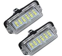 DEMULAX 2Pcs LIGHT Car License Plate Lights, for Toyota, for Corolla, 5D Camry Yaris Prius Vitz Avensis Verso Number Lamp Car License Plate Light