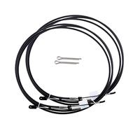DEMULAX 2pcs Marine Boat Outboard Engine Throttle Control Cable, for YAMAHA, 18FT Marine Cable