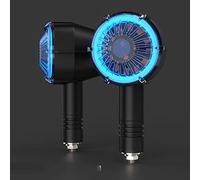 DEMULAX 2PCS Motorcycle Light Turn Signal Waterproof Motorbike Modified Indicator Decorative Lamp Bright Daytime Running Flash Motorcycle Indicator Light(2pcs blue flowing)