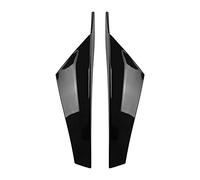 DEMULAX 2pcs Rear Window Spoiler Side Wing Trim Cover Decoration Carbon Fiber/Gloss Black , for Golf 8 MK8 2020-2021 Car Rear Window Roof Spoiler(Glossy Black)