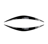 DEMULAX 2X Headlight Eyebrows Eyelid, for I30n for N-line Rs Active Performance 2017-2020 3D Stickers Tuning Abs Glossy Car Headlamp Decoration Film(Gloss Black)