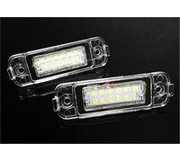 DEMULAX 2x LED Licence Number Plate Light White Canbus, for 2001-2005 MB M Class ML W163 LCI License Plate Light