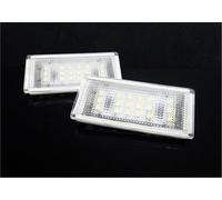 DEMULAX 2x LED Licence Number Plate Light White Canbus, for 2003-06 E46 3 Series LCI Coupe Convertible M3 License Plate Light