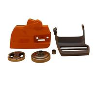 DEMULAX .325"-7T Clutch Drum Chain Brake Cover Handle Guard Lever Kit, for Husqvarna, 340 345 350 353 Garden Chainsaw Spare Parts Chainsaw Parts