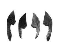 DEMULAX 4pcs Front Bumper Side Air Vent Trim, for, A6 RS6 2013-2016 RS7 2012-2015 Real Carbon Fiber Lower Intake Frame Cover Splitter Front Bumper Vent Cover