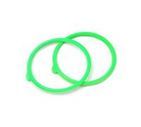 DEMULAX 4pcs Green Red Yellow Air Condition Vent Outlet Ring Replacement Cover Trim, for Audi A3 2013-2017 for S3 2013-2016 Car AC Vent Ring(Green)