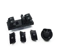 DEMULAX 5PCS SET Electric Power Window Side Mirror Switch Button, for Skoda, for Octavia, MK2 II 1Z 1Z0 959 858B 1Z1959565A Side Mirror Switch