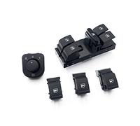 DEMULAX 5PCS SET Power Side Mirror Switch Window Switch Button, for Volkswagen, for VW, for Jetta Mk5, for Golf 5 6 For, for Tiguan, for Passat B6 CC Side Mirror Switch