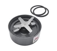 DEMULAX 600/900W Juicer Replacement Cross Extractor Stainless Steel Blade Base, for Blender Include 6 Fins Blade Blender Blender Replacement Lid