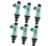 DEMULAX 6pcs Car Injector Fuel Petrol Injector Nozzle, for Lexus, for GS300 3.0L 1998-2005 Fuel Injector Replacement