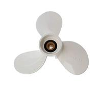 DEMULAX 7 1/2x8 BA Marine Boat Engine Prop Propeller Blade Parts, for Yamaha, Outboard 4hp 5hp Engine U1JF Boat Outboard Propeller