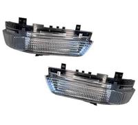 DEMULAX 8351A029 8351A030 Rearview Mirror Turn Signal Light, for Mitsubishi, for Pajero, for Montero, for Shogun V73 V77 V75 V93 V97 2006-2019(left) Side Mirror Indicator Light(BLACK Left and Right)