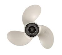 DEMULAX 9 1/4 X 9-J Aluminum Alloy 3 Blade Outboard Propeller, for YAMAHA, 9.9-15Hp Boat Propeller Replacement