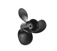 DEMULAX 9x8, for Tohatsu, for NISSAN, 6hp 8hp 9.9hp 10hp 15hp Outboard Screw 9 * 8 Boat Motor Aluminum Alloy Propeller 3 Blade 8 Spline Boat Propeller Replacement