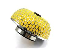 DEMULAX Air Filter High Flow Air Purifier Universal Car Cold Intake Cleaner 76mm/3inch Mushroom Head Washable Cleaner Car Air Filter(XH UN003 YL)