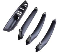 DEMULAX Armrest Car Left Front Driver's Seat LHD Interior Door Handle Inner Panel Pull Trim Cover, for BMW, E70 E71 X5 X6 2007-2014 51416969401 Car Door Handle Interior(Black-4pcs)