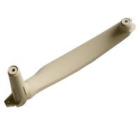 DEMULAX Beige Black Gray Armrest Car Left Front Driver's, for Seat, LHD Interior Door Handle Inner Panel Pull Trim Cover, for BMW, E70 E71 X5 X6 51416969401 Car Door Handle Interior(Beige-Left-Rear)