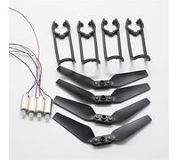 DEMULAX Blades Propeller Landing Skid Gear Motors Engines Folding Arm | KF609 RC Quadcopter Teng , for MINI, Drone Spare Parts
