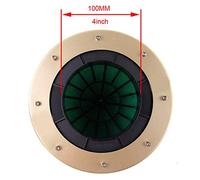 DEMULAX Car Air Filter Universal Automobile Modified Mushroom Head 60mm 100mm Round Cleaner High Flowing Intake System Reloaded Filter Car Air Filter(100mm)