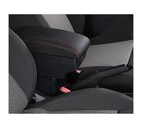 DEMULAX Car Armrest Box Car Centre Console Storage Box Modification Accessories With USB, for Chevrolet, for Niva Car Armrest(BLACK C Style Red Line)