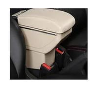 DEMULAX Car Armrest Box Center Console Storage Box Interior Accessories, for Chevrolet, for Aveo T200 T250 T255 Car Accessories Car Armrest(BLACK B Beige No Usb)