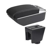 DEMULAX Car Armrest Box Center Console Storage Box Interior Accessories, for Chevrolet, for Aveo T200 T250 T255 Car Accessories Car Armrest(BLACK C3 White Line 7usb)