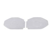 DEMULAX Car Audio Speaker Cover Trim, for Jeep, Wrangler JL 2018 2019 2020 Front Pillar A Stereo Speaker Audio Loudspeaker Sound Molding Car Speaker Trim(Matte Sliver-01)
