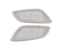 DEMULAX Car Door Gate Loudspeaker Sound Pad Speaker Cover Trim Frame Sticker Interior Accessories, for Buick, Regal 2018-2021 Car Speaker Trim(Matte Silver)