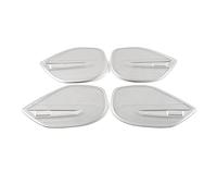 DEMULAX Car Door Gate Loudspeaker Sound Pad Speaker Cover Trim Frame Sticker Interior Accessories, for Buick, Regal 2018-2021 Car Speaker Trim(Silver With Logo)