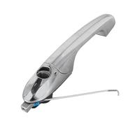DEMULAX Car Door Handle, for, 500 for Hatchback for Convertible, for Mavic, 735485872 735592012 500595695 Outer Chrome Door Handle Exterior Car Door Pull Handle