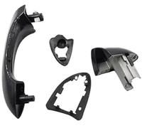 DEMULAX Car Exterior Door Handle, for BMW, for X5 E53 2000-2006 51218243617 51218243618 Front Left Right/Rear Right Outside Outer car Door Handle Cover Trim(Black LHD Front Right)