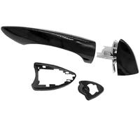 DEMULAX Car Exterior Door Handle, for BMW, for X5 E53 2000-2006 51218243617 51218243618 Front Left Right/Rear Right Outside Outer car Door Handle Cover Trim(Black RHD Rear Right)
