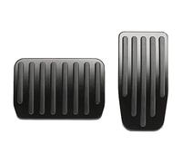 DEMULAX Car Foot Pedal Pads Covers, for Tesla, Model 3 Non Slip Performance Foot Pedal Pads Auto Accessories Aluminum Rest Pedal Covers Foot Pedal Cover Car Pedal Pad Cover(BLACK)