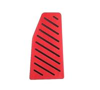 DEMULAX Car Foot Pedals, for Toyota, Harrier IV XU80 2020 2021 2022 Accelerator Gas Fuel Brake Pedal Rest Pedals Pad Mat Cover Accessories Car Pedal Pad Cover(Black FOOTREST RED)