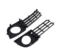 DEMULAX Car Front Fog Lights Grill Bumper Lower Grille, for, A6 C5 Sedan 2002 2003 2004 2005 Facelift Auto Replacement Exterior Parts Car Front Fog Light Grille(Black 1 Pair)