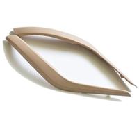 DEMULAX Car Inner Door Handle ABS ABS, for BMW, X1 E84 X1 20d 20i 23d 25i 28i 2008-2016 Panel Pull Trim Cover 51412991775 Car Door Handle Interior(Beige-2PCS)