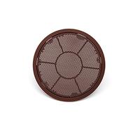 DEMULAX Car Interior Front Rear Woofer Horn Sound Loudspeaker Cover Replacement, for BMW, X5 X6 X3 X4 5GT E70 E71 E72 F25 F26 F07 Car Speaker Trim(High-end Brown)