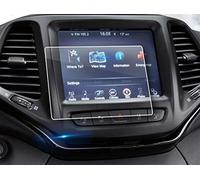 DEMULAX Car Navigation Display Tempered Glass Screen Protector, for Cherokee Uconnect 2018 2019 Auto Interior Protect Sticker Screen Protector(8.4inch)