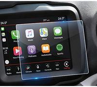 DEMULAX Car Navigation Display Tempered Glass Screen Protector, for Renegade Uconnect 2018 2019 Auto Interior Protect Sticker Screen Protector(8.4inch)